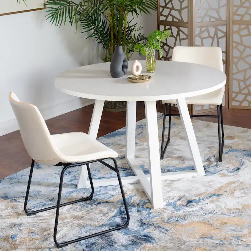 Set di Tavolo e Sedie da Pranzo Compatto, Set di Tavolo e Sedie da Conversazione con Gambe di Sedie in Metallo per Ufficio Soggiorno