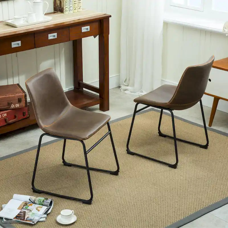 Set di Tavolo e Sedie da Pranzo Compatto, Set di Tavolo e Sedie da Conversazione con Gambe di Sedie in Metallo per Ufficio Soggiorno