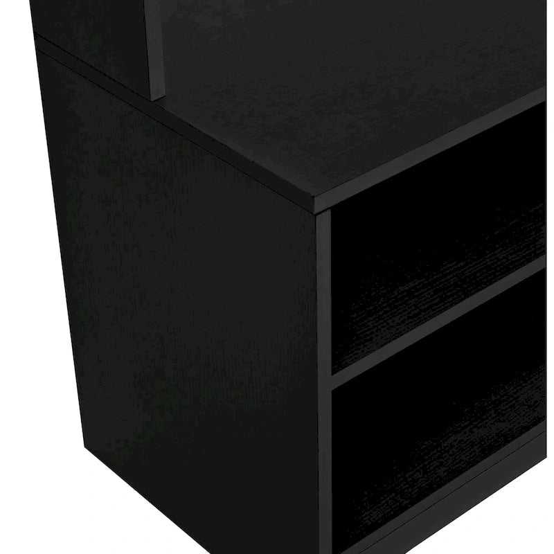 Appendiabiti Moderno con Scarpiera, Mobile Porta Scarpe, Ripiani e Pannello Forato, per Ingresso e Corridoio, Soggiorno