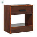 Walker Edison Comodino Moderno con 1 Cassetto in Legno Massiccio, Facile Montaggio