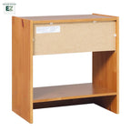 Walker Edison Comodino Moderno con 1 Cassetto in Legno Massiccio, Facile Montaggio