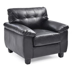 Poltrona d'accento imbottita 36L x 33P x 35A
