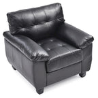 Poltrona d'accento imbottita 36L x 33P x 35A
