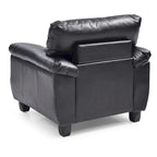 Poltrona d'accento imbottita 36L x 33P x 35A
