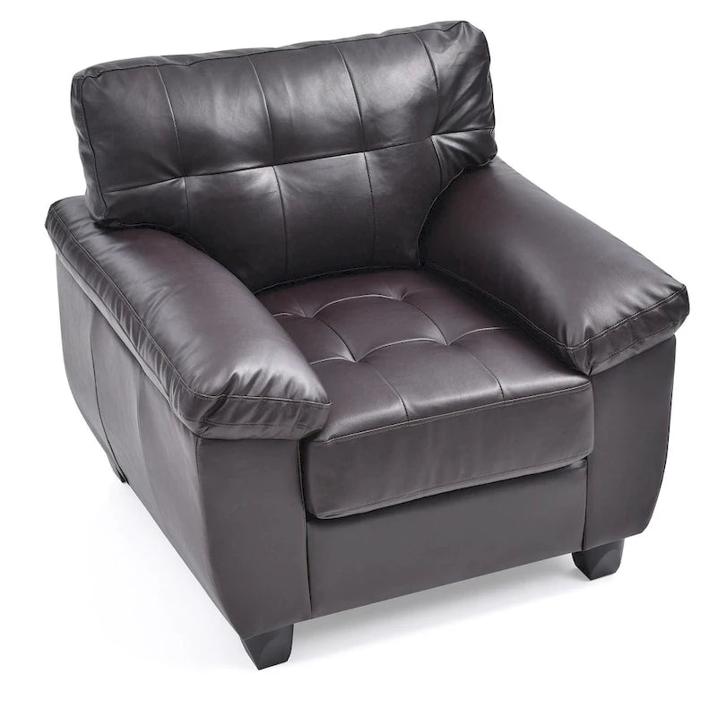 Poltrona d'accento imbottita 36L x 33P x 35A