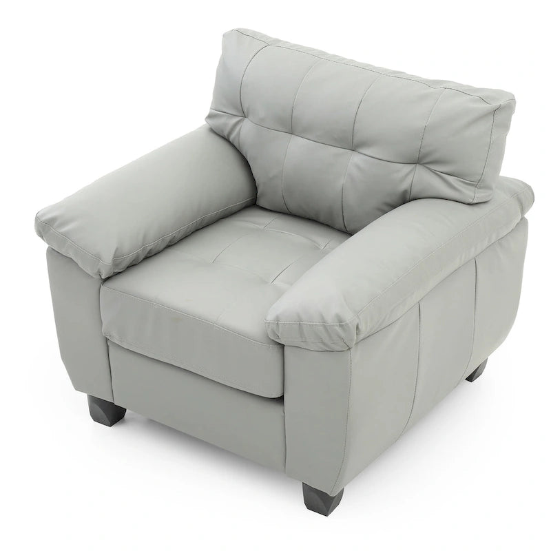 Poltrona d'accento imbottita 36L x 33P x 35A