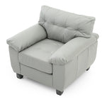 Poltrona d'accento imbottita 36L x 33P x 35A