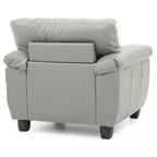 Poltrona d'accento imbottita 36L x 33P x 35A