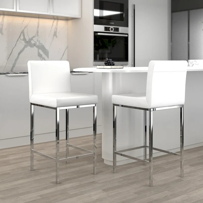 Set di 2 Sgabelli da Bancone Moderni - N/A
