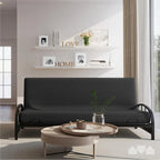 Milliard Materasso Futon in Memory Foam Nero a Piazza e Mezza