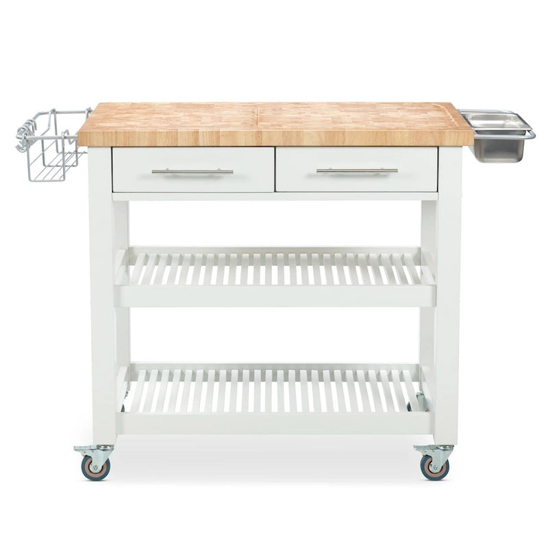 Postazione da Lavoro da Cucina Pro Chef interamente in Legno Naturale