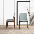 Sedia da pranzo Odessa Mid Century in misto poliestere (set di 2)