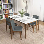 Sedia da pranzo Odessa Mid Century in misto poliestere (set di 2)