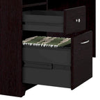Scrivania per computer da 60W con cassetti e contenitore