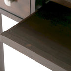 Scrivania direzionale contemporanea in legno massello