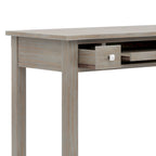 Scrivania direzionale contemporanea in legno massello
