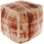 Pouf cubo moderno astratto da 45 cm