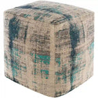 Pouf cubo moderno astratto da 45 cm