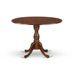 East West Furniture Dublin Tavolo da Cucina Moderno - un Tavolo da Pranzo Rotondo con Piano Ribaltabile e Base a Piedistallo, (Opzione Finitura)