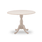 East West Furniture Dublin Tavolo da Cucina Moderno - un Tavolo da Pranzo Rotondo con Piano Ribaltabile e Base a Piedistallo, (Opzione Finitura)