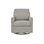 Poltrona girevole a dondolo grigia - 76,2 L x 94 P x 94 A cm