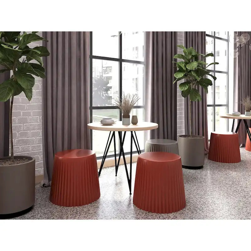 Sedie impilabili moderne per ristorante Tavolino impilabile Cupcake per soggiorno, sala relax, vanità, camera da letto, ufficio senza schienale
