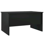 Tavolino da Caffè Sollevabile con Contenitore Nascosto in Legno Ingegnerizzato 80x50x42.5 cm