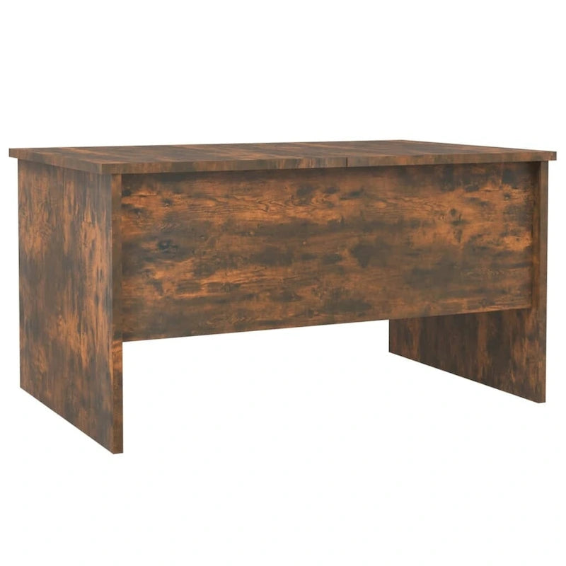 Tavolino da Caffè Sollevabile con Contenitore Nascosto in Legno Ingegnerizzato 80x50x42.5 cm