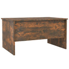 Tavolino da Caffè Sollevabile con Contenitore Nascosto in Legno Ingegnerizzato 80x50x42.5 cm