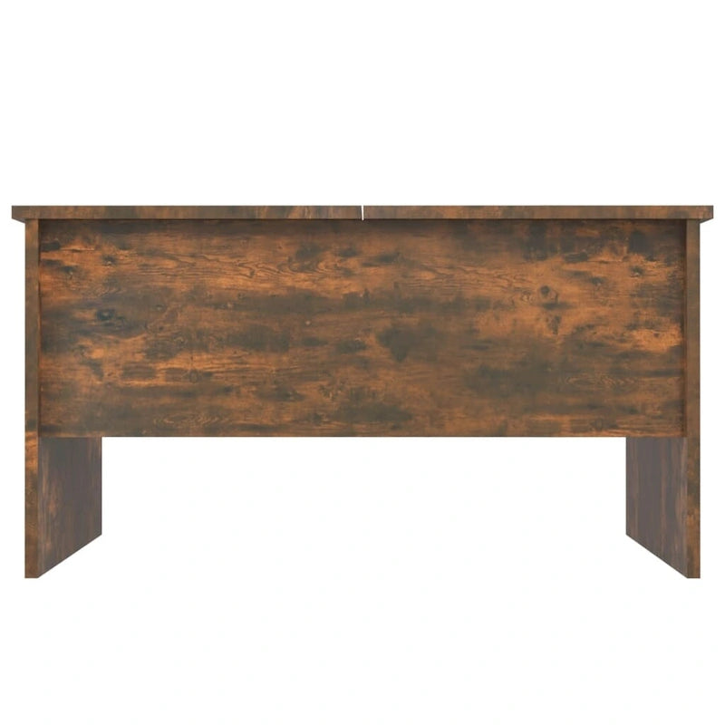 Tavolino da Caffè Sollevabile con Contenitore Nascosto in Legno Ingegnerizzato 80x50x42.5 cm