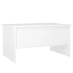 Tavolino da Caffè Sollevabile con Contenitore Nascosto in Legno Ingegnerizzato 80x50x42.5 cm