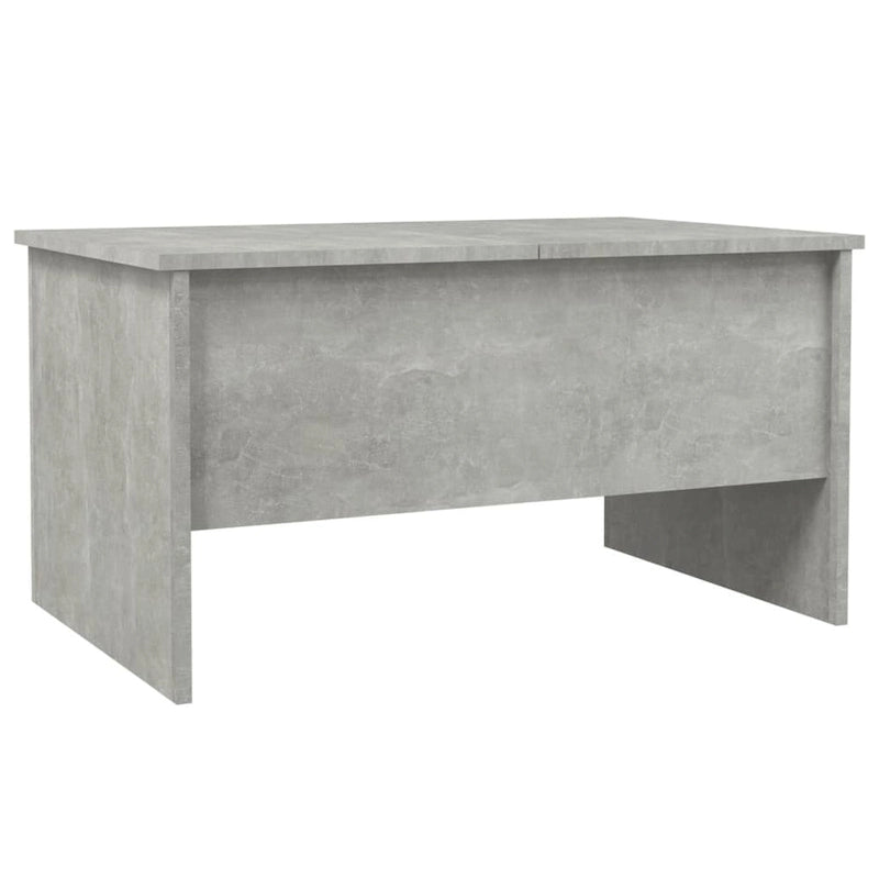 Tavolino da Caffè Sollevabile con Contenitore Nascosto in Legno Ingegnerizzato 80x50x42.5 cm