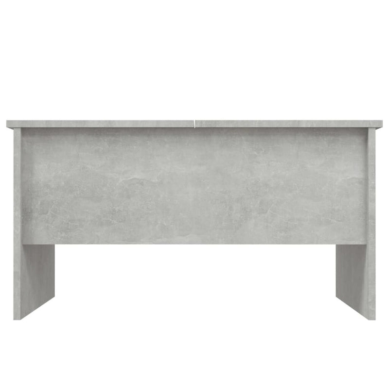 Tavolino da Caffè Sollevabile con Contenitore Nascosto in Legno Ingegnerizzato 80x50x42.5 cm