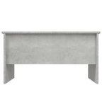 Tavolino da Caffè Sollevabile con Contenitore Nascosto in Legno Ingegnerizzato 80x50x42.5 cm