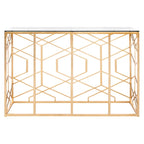 Consolle Foglia Oro 47L x 15,5P x 30A