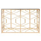 Consolle Foglia Oro 47L x 15,5P x 30A