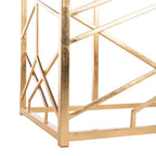 Consolle Foglia Oro 47L x 15,5P x 30A