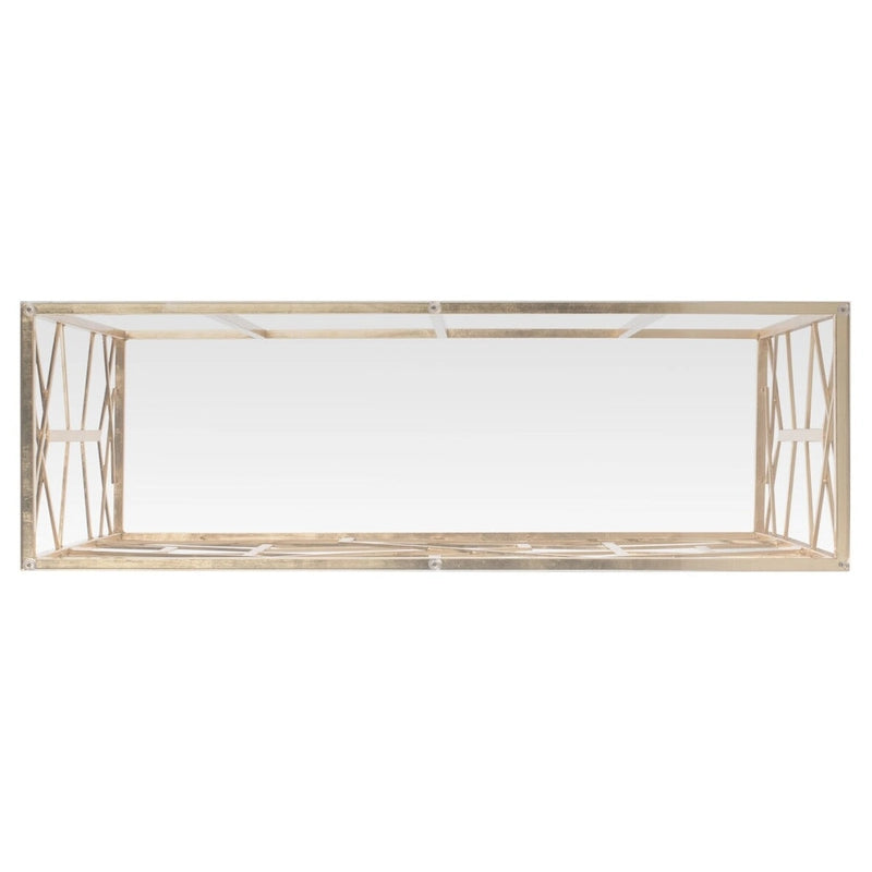 Consolle Foglia Oro 47L x 15,5P x 30A