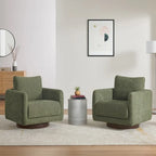 Poltrona Rebecca Swivel con cuscino schienale
