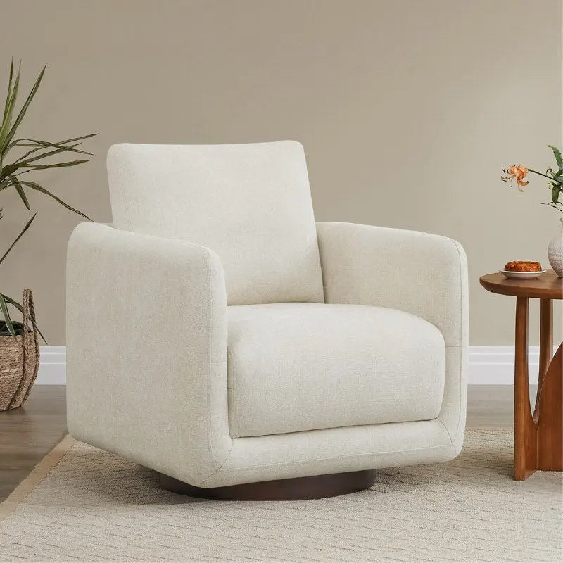Poltrona Rebecca Swivel con cuscino schienale