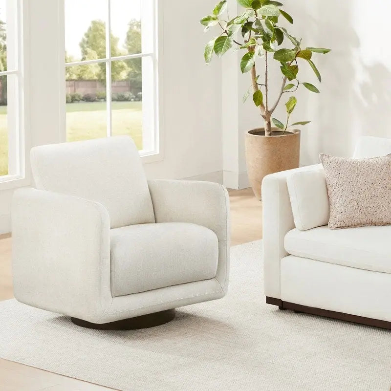 Poltrona Rebecca Swivel con cuscino schienale