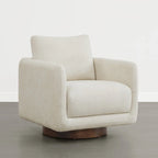 Poltrona Rebecca Swivel con cuscino schienale