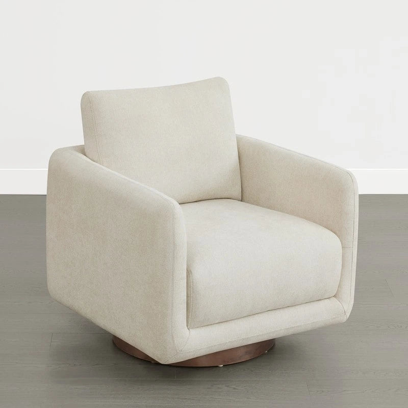 Poltrona Rebecca Swivel con cuscino schienale