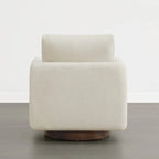 Poltrona Rebecca Swivel con cuscino schienale