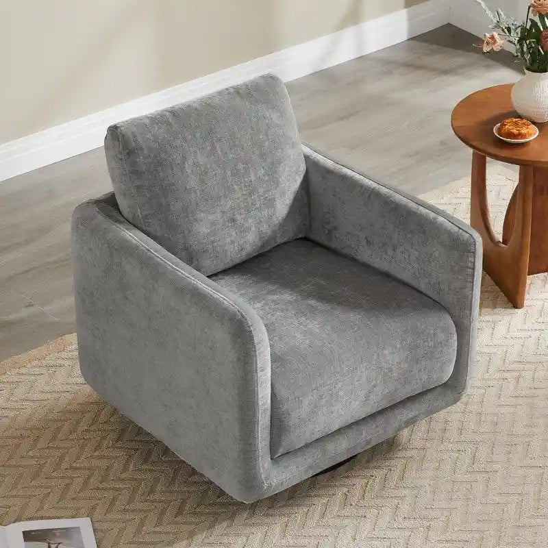 Poltrona Rebecca Swivel con cuscino schienale