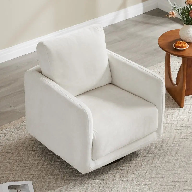 Poltrona Rebecca Swivel con cuscino schienale