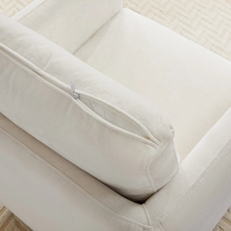 Poltrona Rebecca Swivel con cuscino schienale
