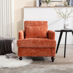 Poltrona con struttura in legno, poltrona moderna per salotto