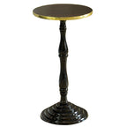 Round Wooden Side Table, Living Room Accent Pedestal End Table - Modern Furniture, Decorative Stand, Small Space Solution