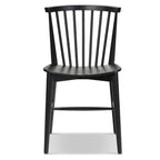Sedia da pranzo Poly & Bark Ligna - Schienale a fusi con struttura in legno massello